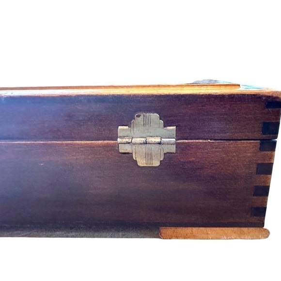 VINTAGE, KING EDWARD, EXQUISITE SILVERPLATE, ANTI-TARNISH CHEST. - Picture 8 of 15